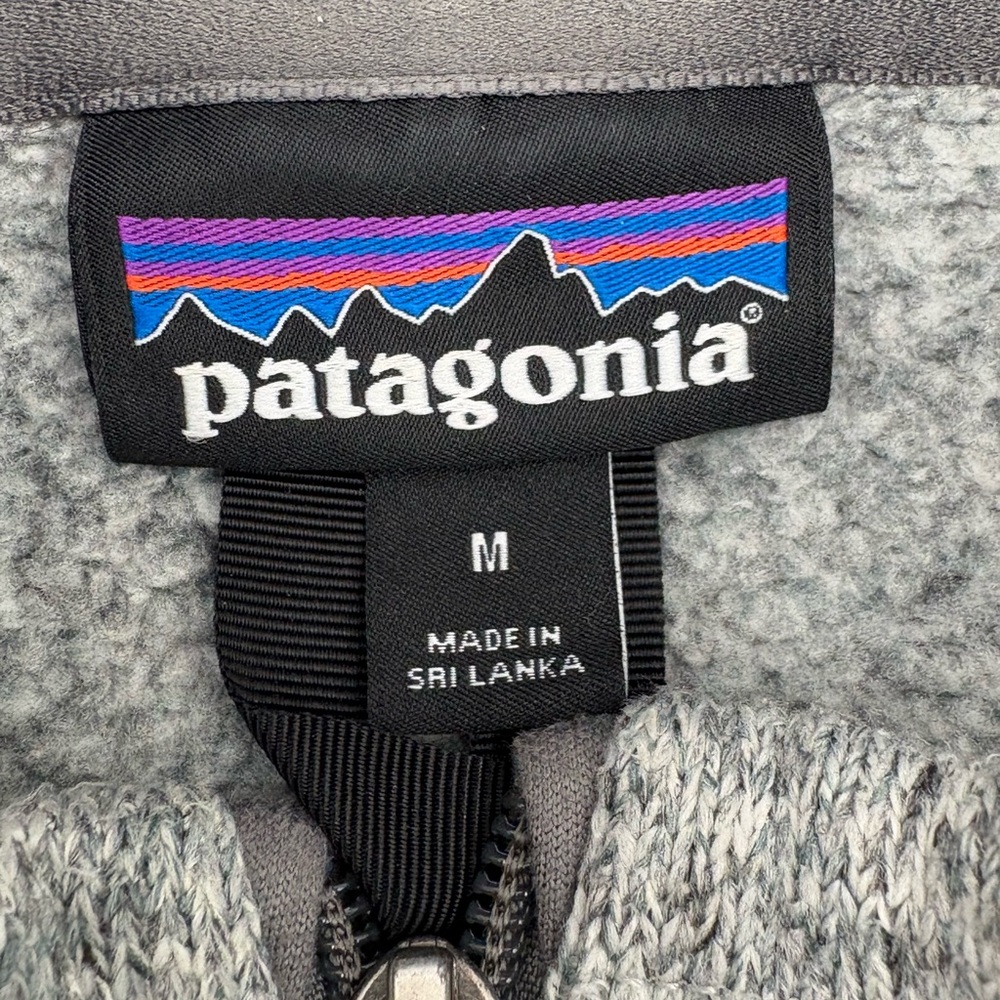 Patagonia Gray Full-Zip Fleece Vest - Picture 7 of 14